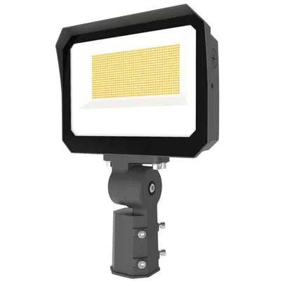 Steel Tech Lights 80W/60W/35W LED Flood Light – Slip-Fitter Mount – Up to 10,584 Lumens – 120–277V – Selectable CCT – IP65 Outdoor Flood Lighting