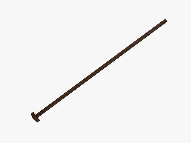 Steel Tech Lights 15FT x 4-Inch Round Steel Light Pole – 11 Gauge – ASTM A500 Grade B – Hot-Dip Galvanized – Bronze Powder Coat