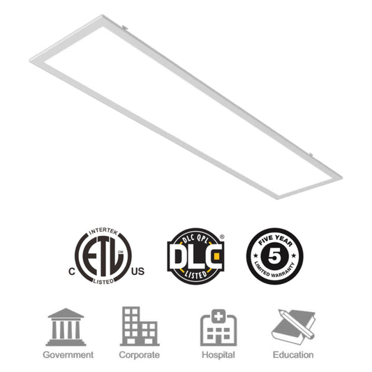 1'X4' LED Panel 40 Watt Tunable 6000 Lumen EXTREME BRIGHT(4 PACK)
