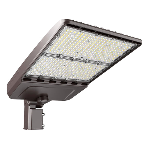 Steel Tech Lights LED Shoebox Parking Lot Light – 200W/240W/300W Selectable – Up to 45,000 Lumens – 277-480V