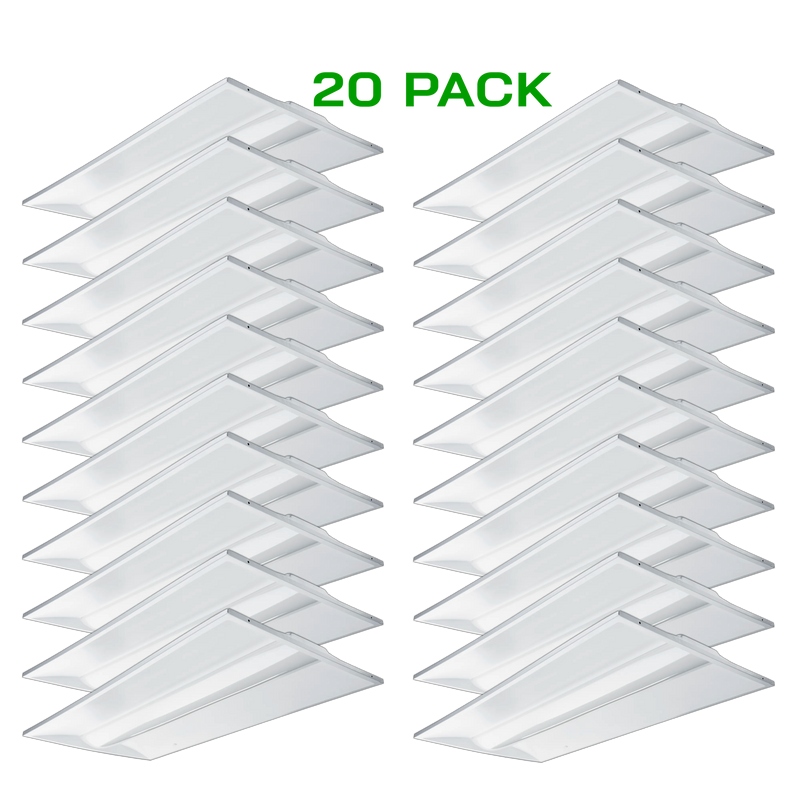 2' x 4' LED Center Basket Troffer - 72W  (20 Pack)