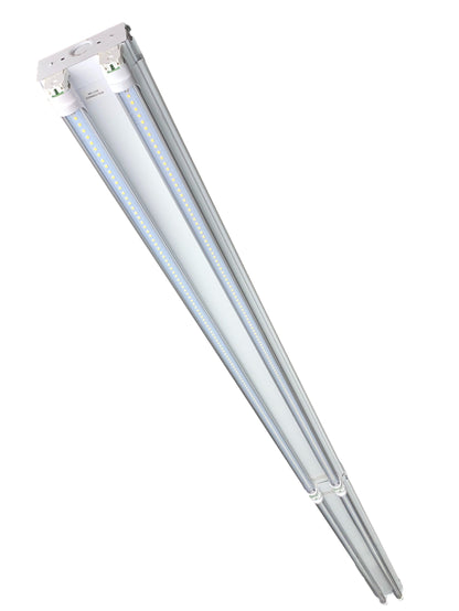 8ft. USA Made BOLT®  4 Lamp LED Shop Light – 80W - 14,400 Lumens - Clear/Frosted