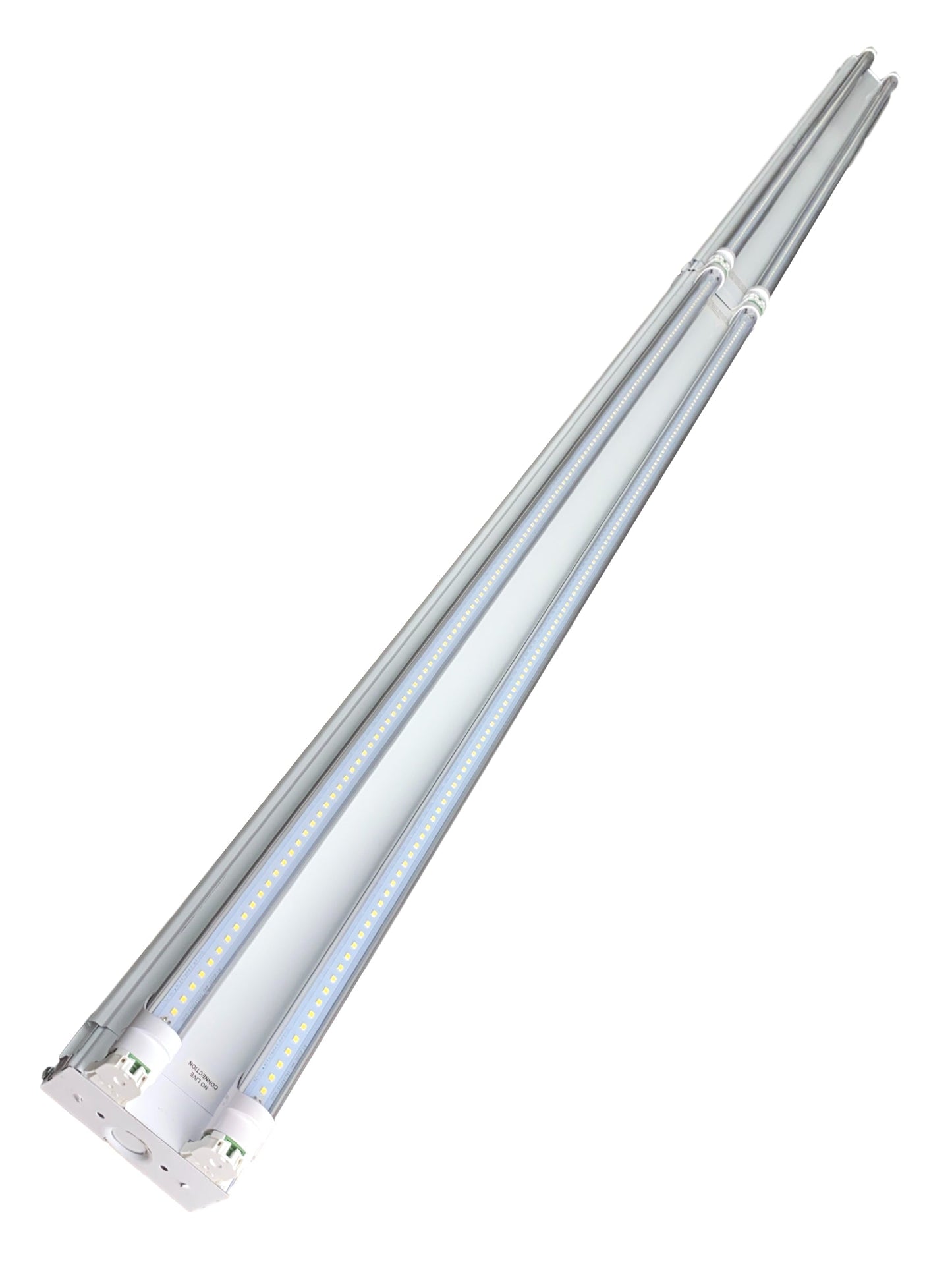 8ft. USA Made BOLT®  4 Lamp LED Shop Light – 80W - 14,400 Lumens - Clear/Frosted