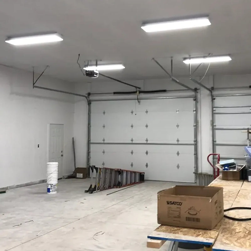 4ft. USA Made LED 2 Lamp BOLT® Motion Activated Shop Light 40W - 7,200 Lumens - Clear/Frosted