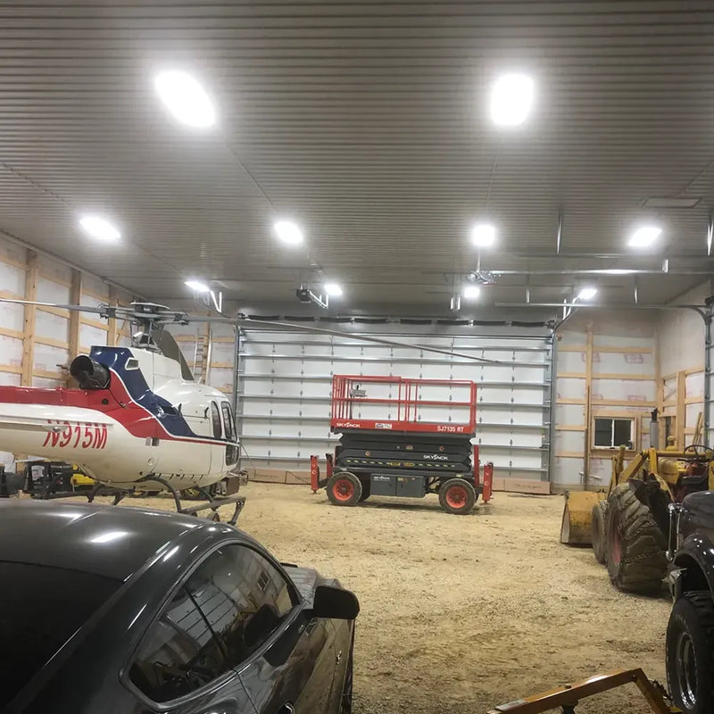 4ft. USA Made LED 2 Lamp BOLT® Motion Activated Shop Light 40W - 7,200 Lumens - Clear/Frosted