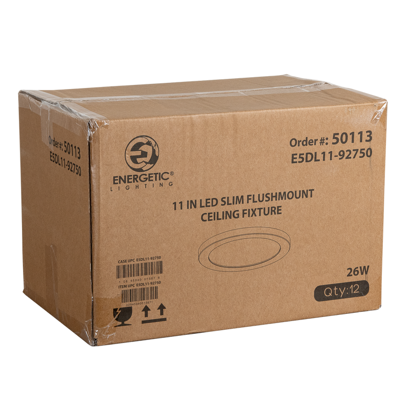 Energetic Lighting E5DL11-92750 11" Downlight 26W, 120V, Dimmable, Color Selectable (12 Pack)