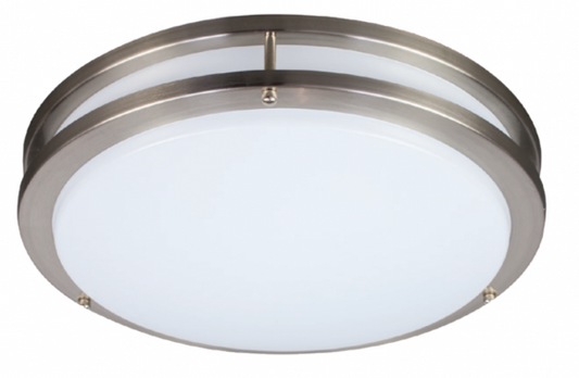 Energetic Lighting E3FMB1522T LED Round Metal-trim Flushmount Fixture