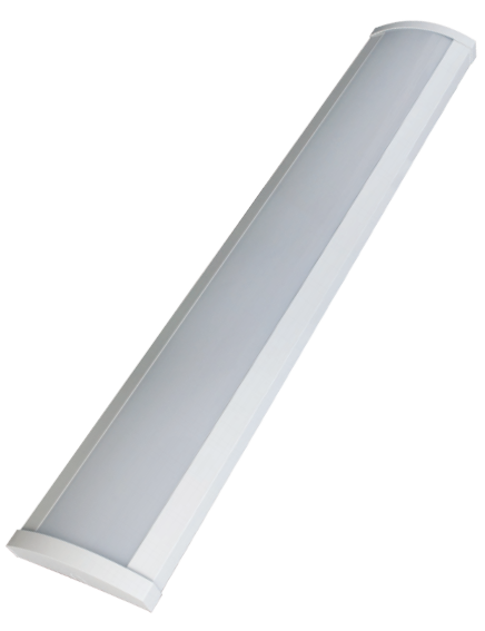 High-Performance 4' LED Surface Mount Wrap Light 40W - 4,556 Lumens - Dimmable