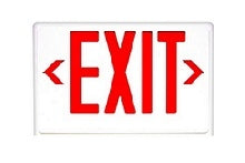 LED Exit Sign (Case of 4)