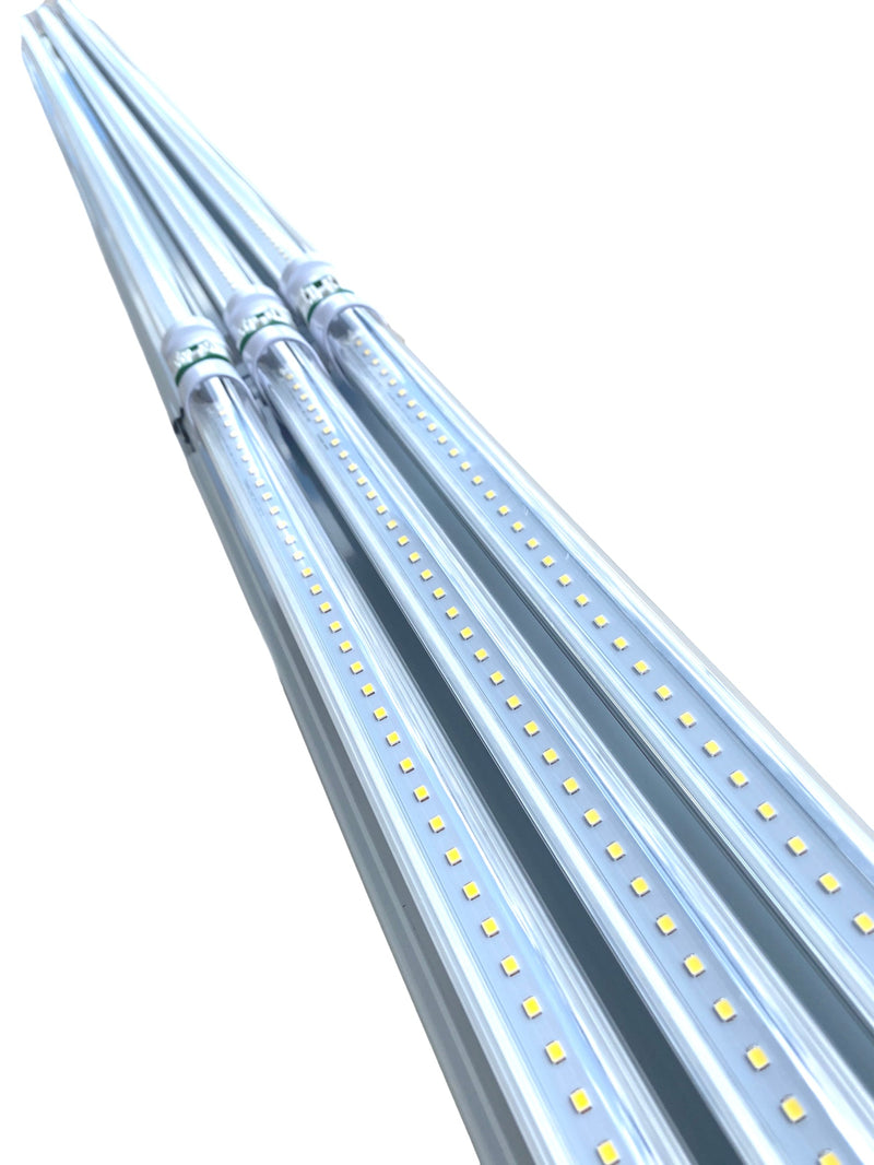 8ft. USA Made BOLT® Motion Activated 6 Lamp LED Shop Light – 120W - 21,600 Lumens - Clear/Frosted