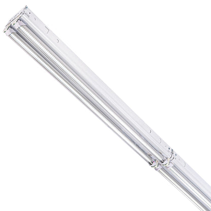 8ft. USA Made BOLT®  4 Lamp LED Shop Light – 80W - 14,400 Lumens - Clear/Frosted