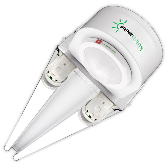 4ft. USA Made LED 2 Lamp BOLT® Motion Activated Shop Light 40W - 7,200 Lumens - Clear/Frosted