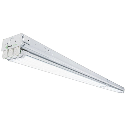 8ft. USA Made BOLT® 6 Lamp LED Shop Light – 120W - 21,600 Lumens - Clear/Frosted