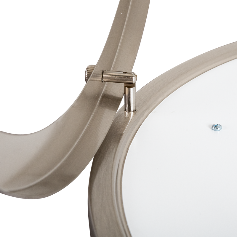 Energetic Lighting FMB16R22E92750 16" Flush Mount Double Ring Brushed Nickel 24W/21W/18W, 120V, Dimmable, Color Selectable
