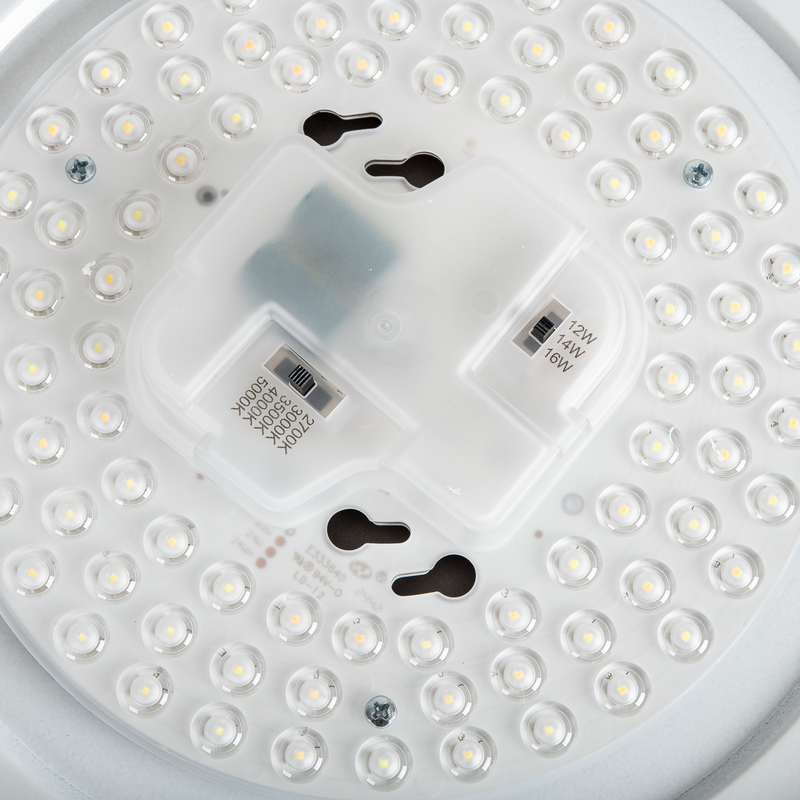 Energetic Lighting FMR11R12E92750 11" Flush Mount LED 16W/14W/12W, 120V, Dimmable, Color Selectable