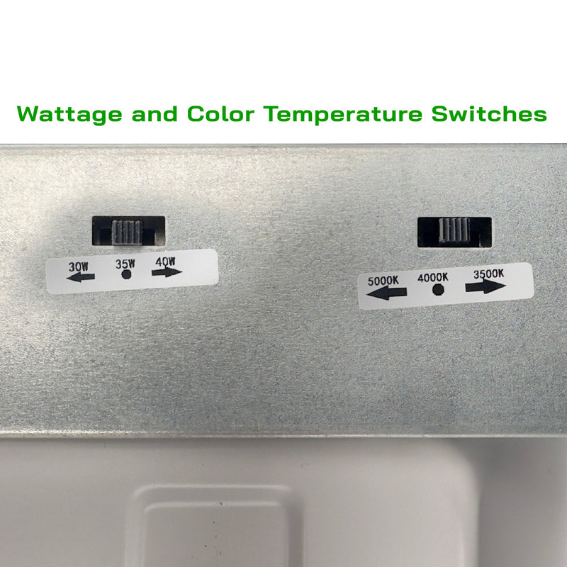 2' X 4' LED 40 Watt Tunable Panel Troffer 3000-6500K (60 PACK)