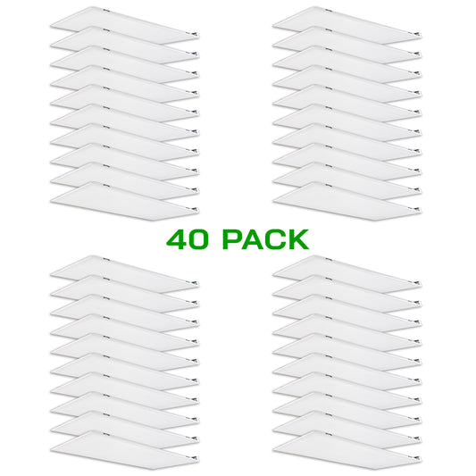 2' X 4' LED 40 Watt Tunable Panel Troffer 3000-6500K (40 PACK)