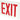 New York City Compliant STEEL Red LED Exit Sign Single or Double Face