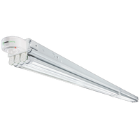 8ft. USA Made BOLT® Motion Activated 6 Lamp LED Shop Light – 120W - 21,600 Lumens - Clear/Frosted