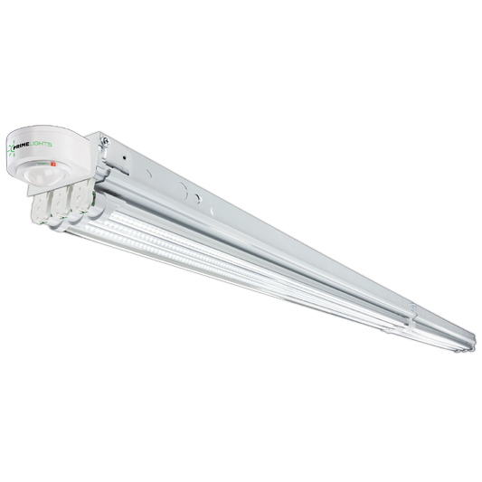 8ft. USA Made BOLT® Motion Activated 6 Lamp LED Shop Light – 120W - 21,600 Lumens - Clear/Frosted
