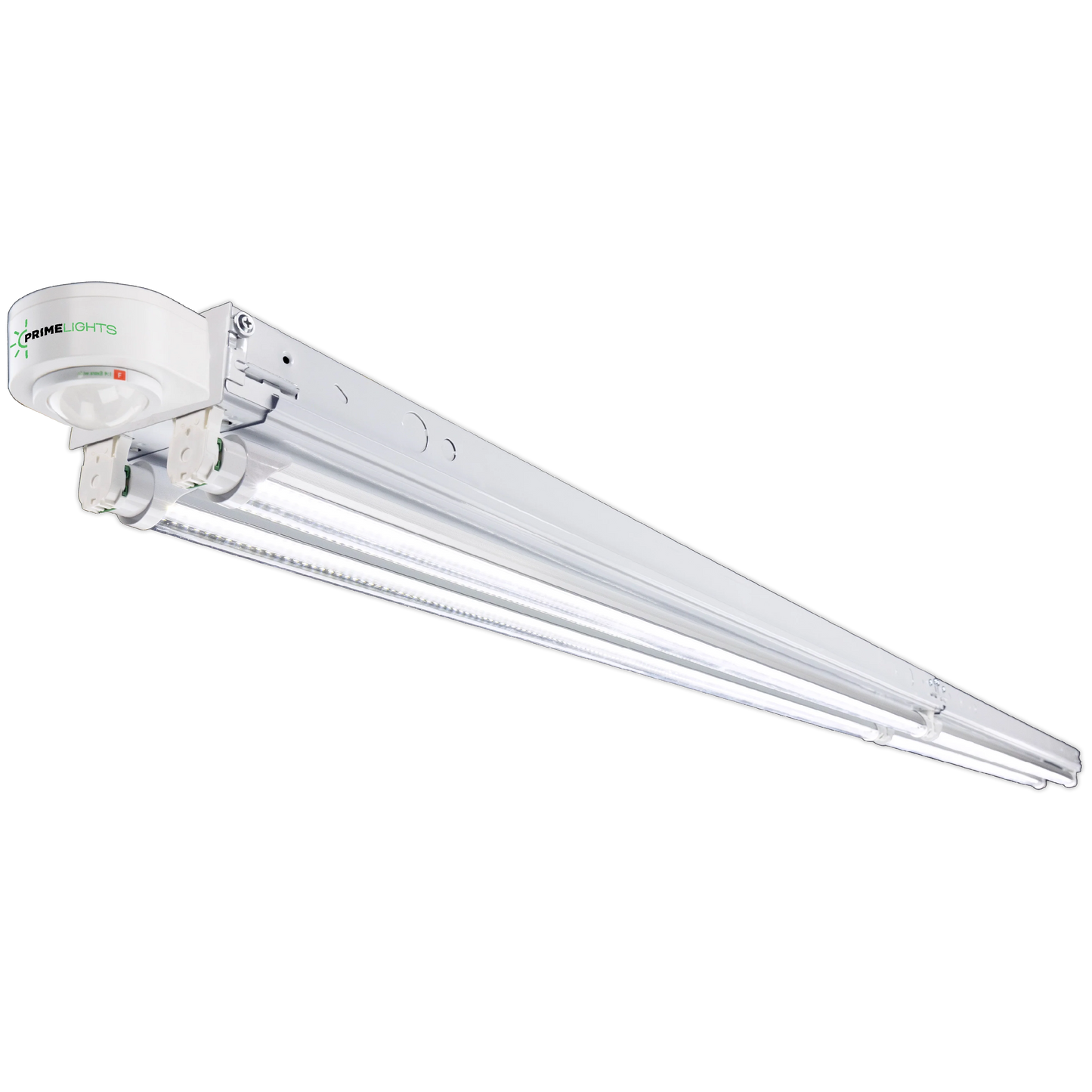 8ft. USA Made BOLT® Motion Activated 4 Lamp LED Shop Light – 80W - 14,400 Lumens - Clear/Frosted