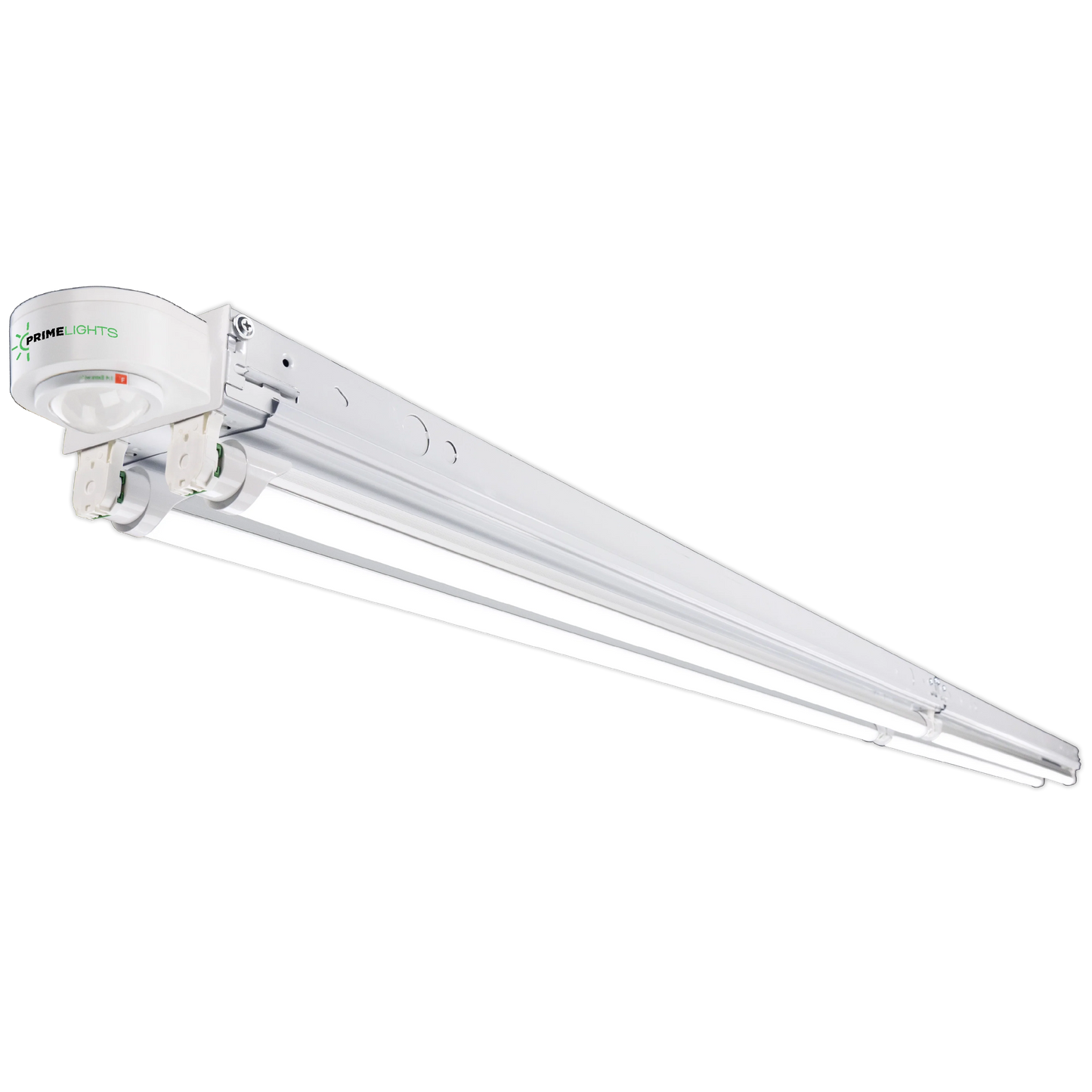 8ft. USA Made BOLT® Motion Activated 4 Lamp LED Shop Light – 80W - 14,400 Lumens - Clear/Frosted