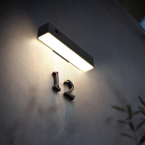 PrimeLights Solar - Solar Powered Monolith Wall Pack Light 1.5W, 1000 Lumens