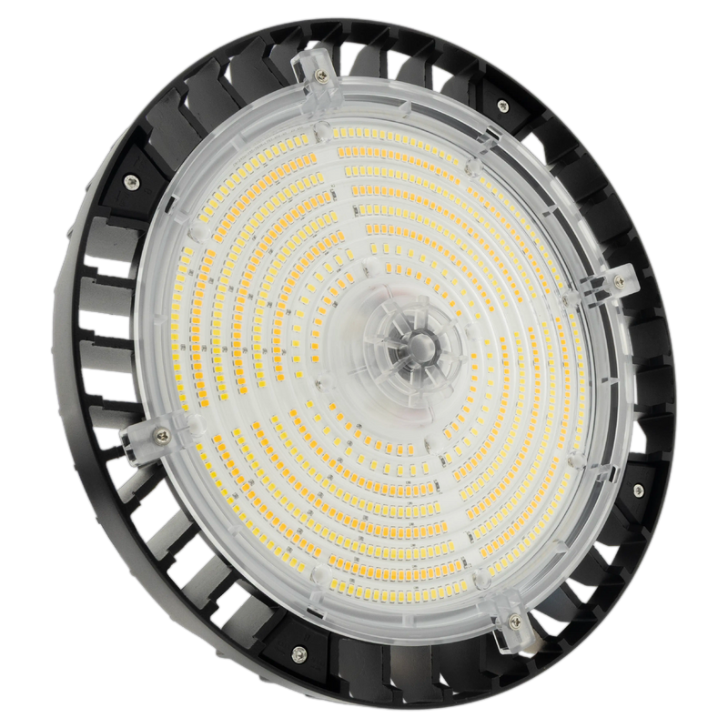 240/200/150W - Up to 33,600 Lumen LED Round High Bay UFO - Premium LED Chips