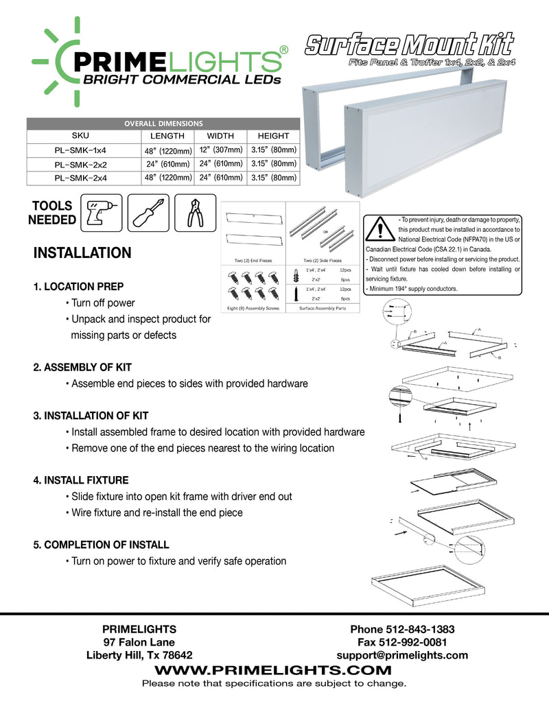 1' X 4' LED 40 Watt Tunable Panel Troffer (4 PACK)