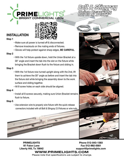 4ft. LED BOLT® GEN 2.0 – 3 Lamp LED Shop Light – Clear 10,800 lumens - Calc