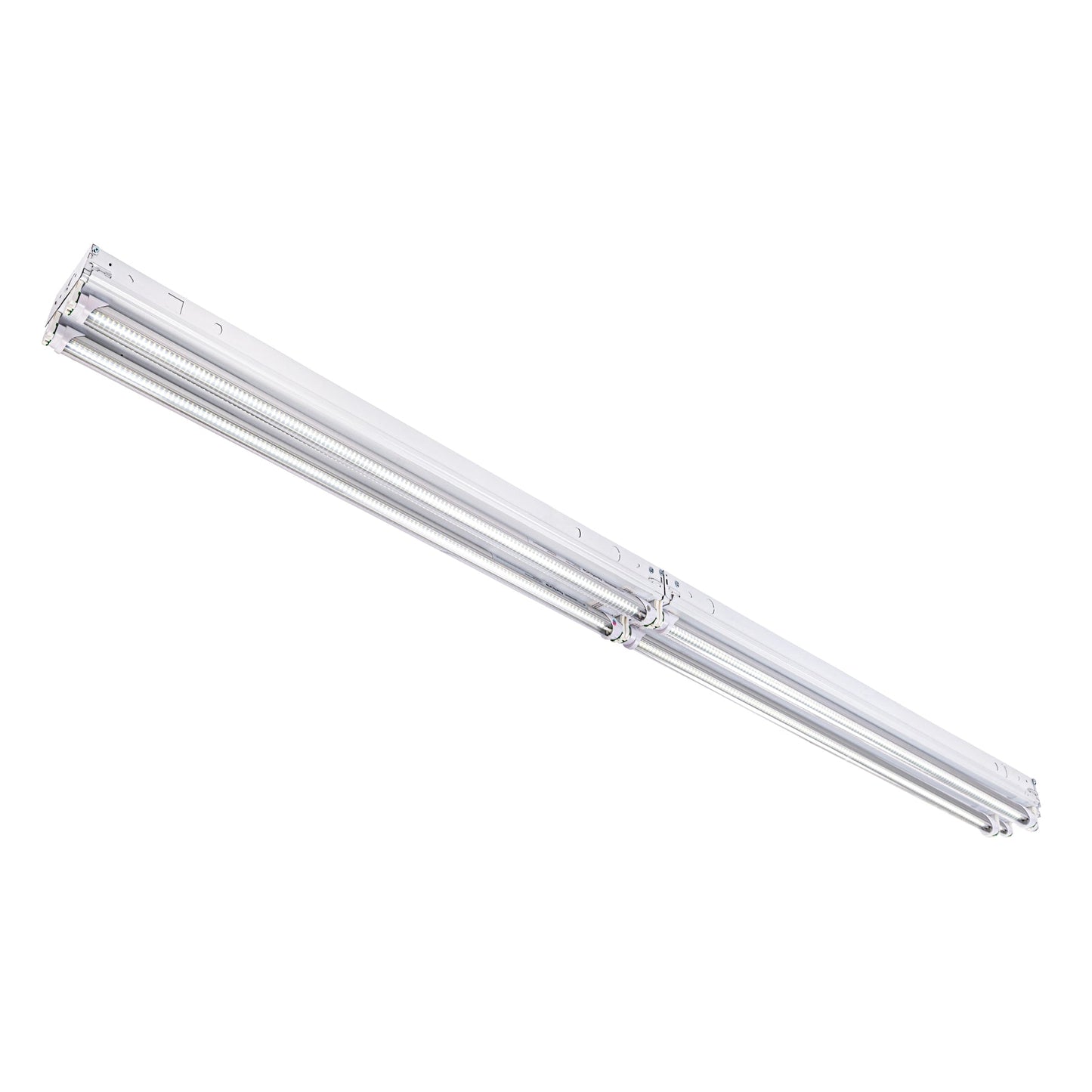 8ft. USA Made BOLT®  4 Lamp LED Shop Light – 80W - 14,400 Lumens - Clear/Frosted