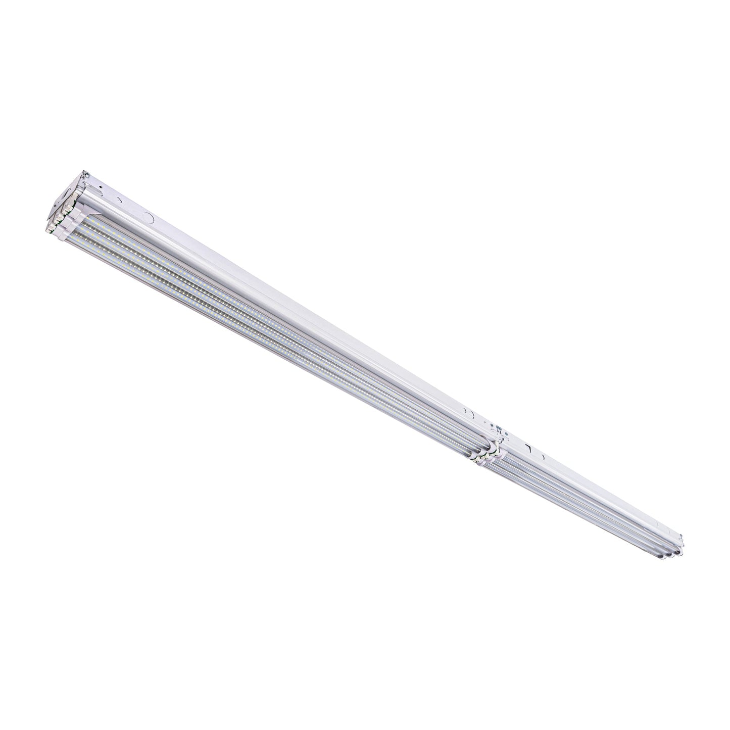 8ft. USA Made BOLT® 6 Lamp LED Shop Light – 120W - 21,600 Lumens - Clear/Frosted