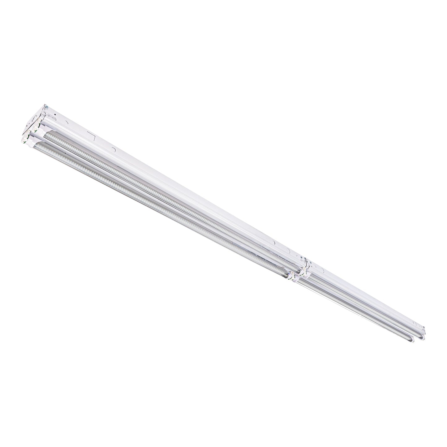8ft. USA Made BOLT®  4 Lamp LED Shop Light – 80W - 14,400 Lumens - Clear/Frosted