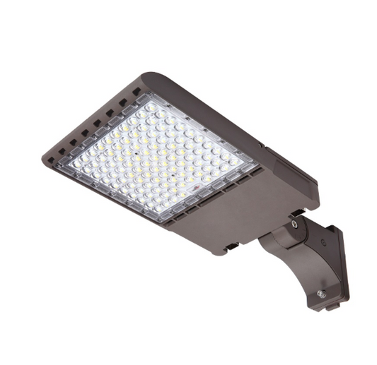Steel Tech LED Parking Lot Area Shoe Box Light 300W, 42,000 Lumens, 347-480V