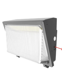 Steel Tech Lights 120W/100W/80W LED Semi Cutoff Wall Pack – Up to 16,555 Lumens – 120–277V – Selectable CCT – Included Photocell