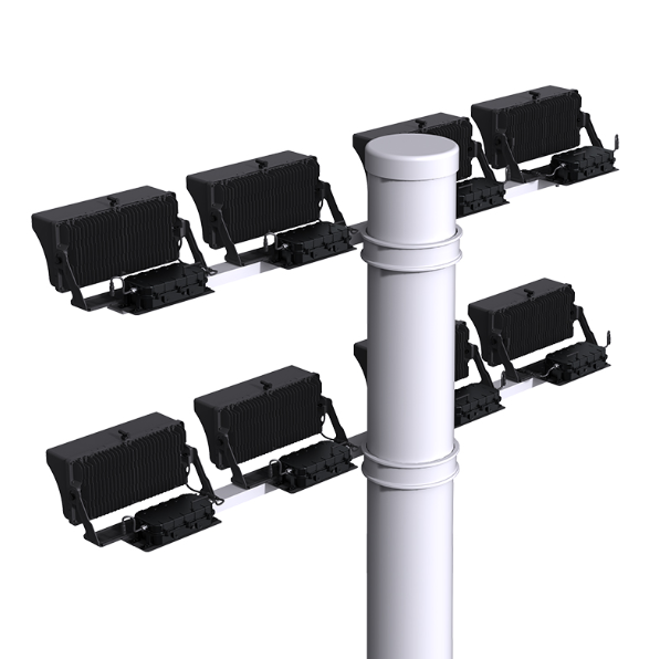 Steel Tech Lights 500W / 600W LED Stadium Light – 75,000 / 92000 Lumens 200-480V