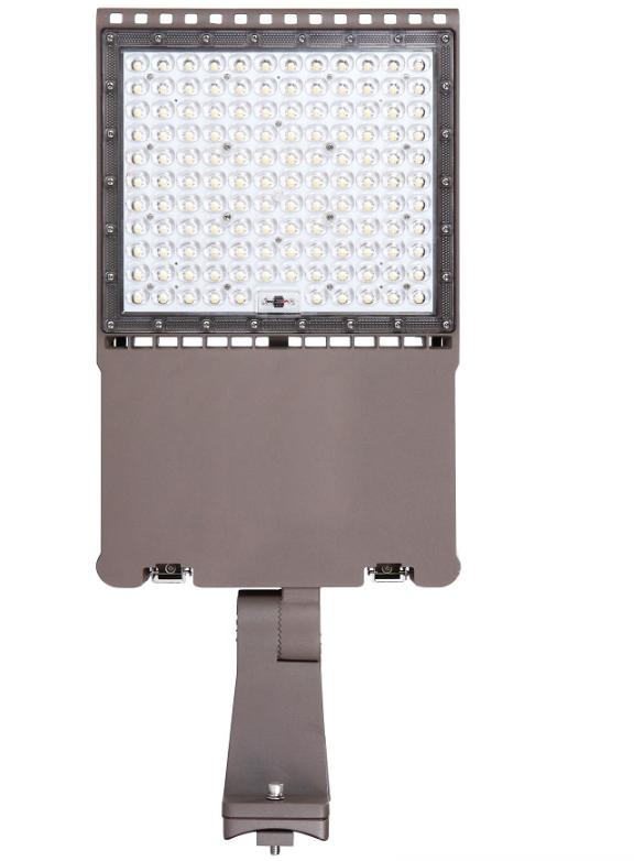 Steel Tech LED Parking Lot Area Shoe Box Light 300W, 42,000 Lumens, 347-480V