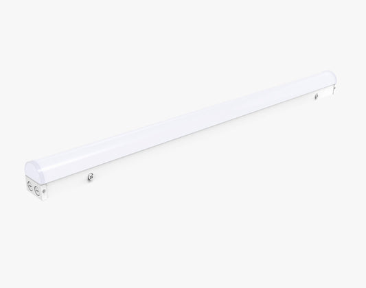 Steel Tech Lights 8FT LED Strip Light – 150W/120W/100W/80W/60W – Up to 24,105 Lumens – 120–277V – Selectable CCT – Commercial Linear Lighting