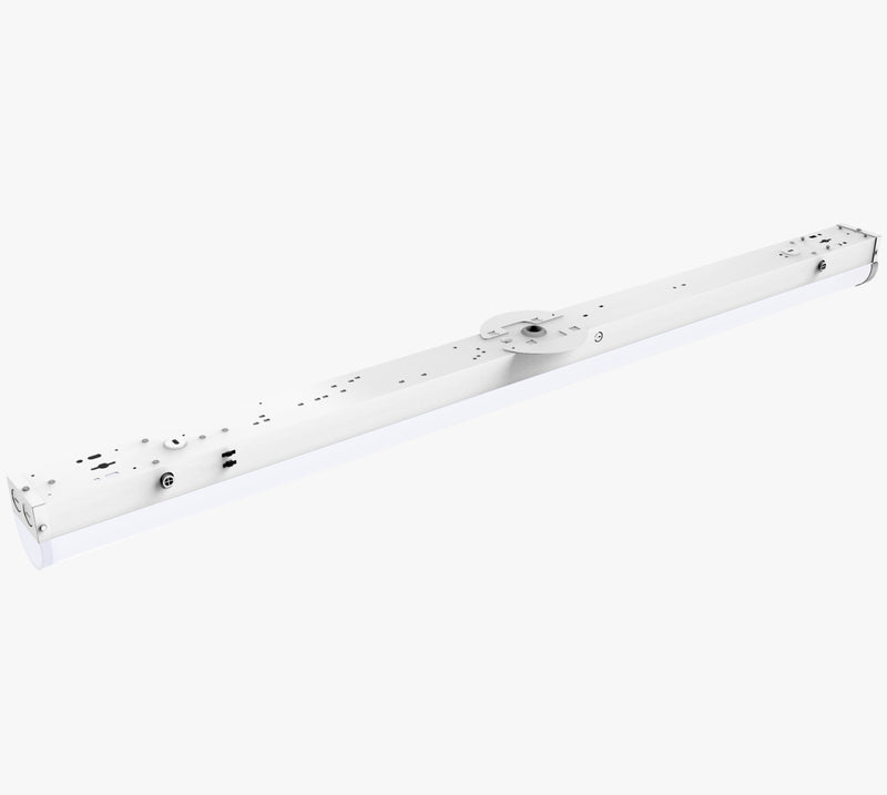 Steel Tech Lights 8FT LED Strip Light – 150W/120W/100W/80W/60W – Up to 24,105 Lumens – 120–277V – Selectable CCT – Commercial Linear Lighting