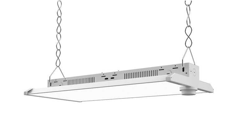 Steel Tech Lights LHB07 Linear High Bay Light (Old Version) – Selectable 110W/160W/220W – 5000K – AC120–277V – 0–10V Dimmable – 2FT – 3-Pin Sensor Base