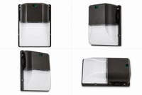 Steel Tech Lights 30W/25W/18W Mini LED Wall Pack – Up to 3,900 Lumens – 120–277V – Selectable CCT – Included Photocell