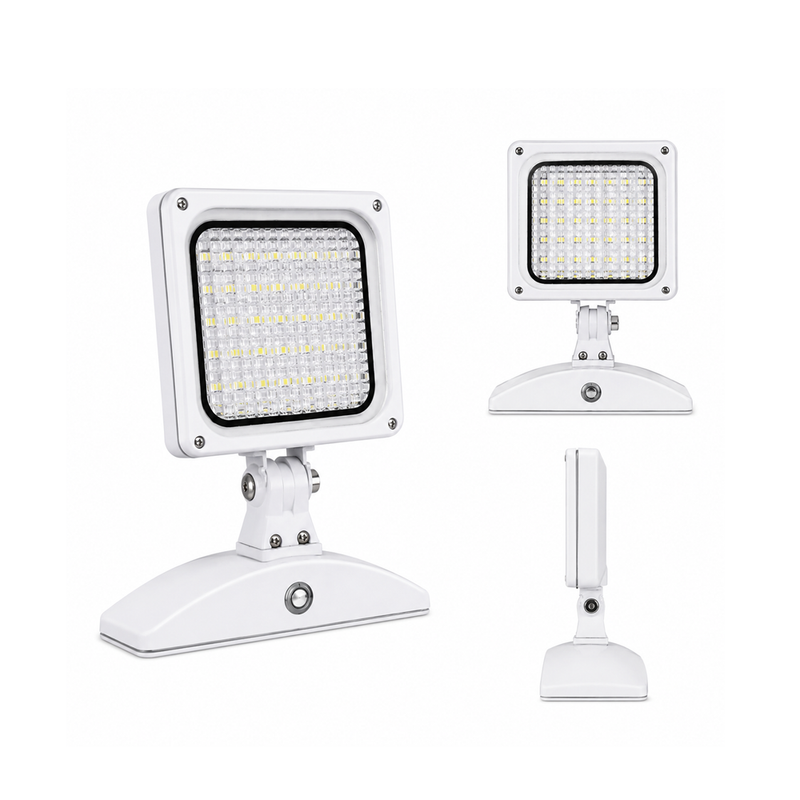 Steel Tech Lights LED Emergency Light – One Remote Head Lamp – 1.2W – 4000K – 120-277V – Waterproof