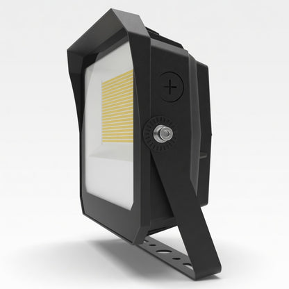 Steel Tech Lights 80W/60W/35W LED Flood Light – Yoke Mount – Up to 10,584 Lumens – 120–277V – Selectable CCT – IP65 Outdoor Flood Lighting