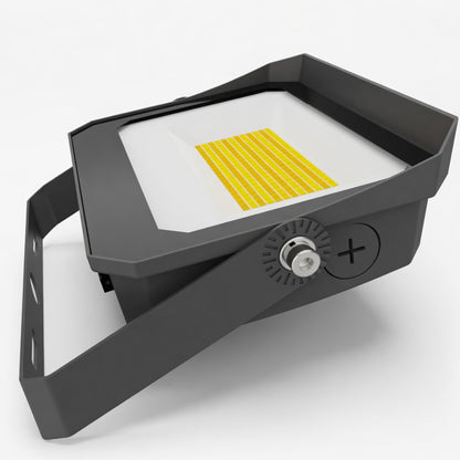 Steel Tech Lights 80W/60W/35W LED Flood Light – Yoke Mount – Up to 10,584 Lumens – 120–277V – Selectable CCT – IP65 Outdoor Flood Lighting