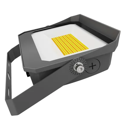 Steel Tech Lights 80W/60W/35W LED Flood Light – Yoke Mount – Up to 10,584 Lumens – 120–277V – Selectable CCT – IP65 Outdoor Flood Lighting