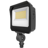 Steel Tech Lights 80W/60W/35W LED Flood Light – Knuckle Mount – Up to 10,584 Lumens – 120–277V – Selectable CCT – IP65 Outdoor Flood Lighting