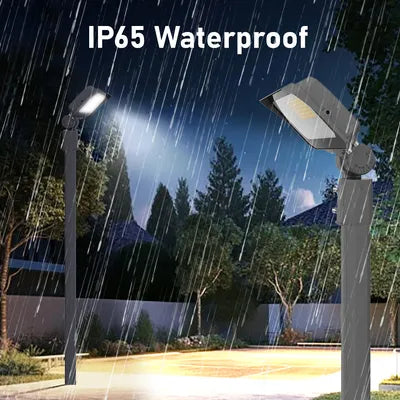 Steel Tech Lights 150W/120W/100W LED Flood Light – Slip-Fitter Mount – Up to 20,314 Lumens – 120–277V – Selectable CCT – IP65 Outdoor Flood Lighting